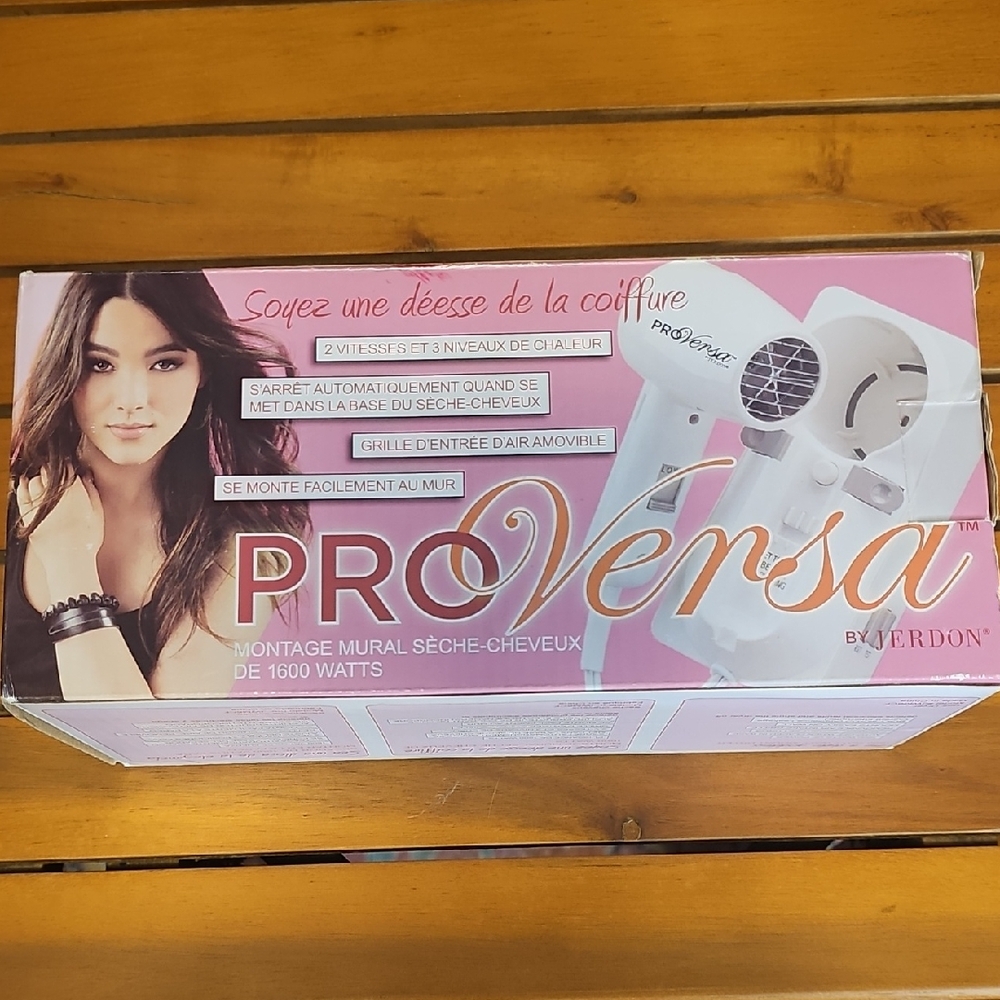 ProVensa Wall-Mount Hair Dryer - White
